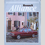 brochure renault alliance