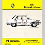 brochure renault alliance