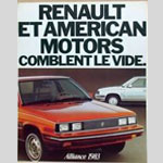 brochure renault alliance