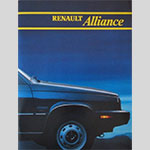 brochure renault alliance